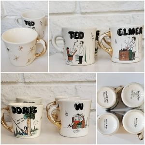 Vintage Merrie Mugs set of 3